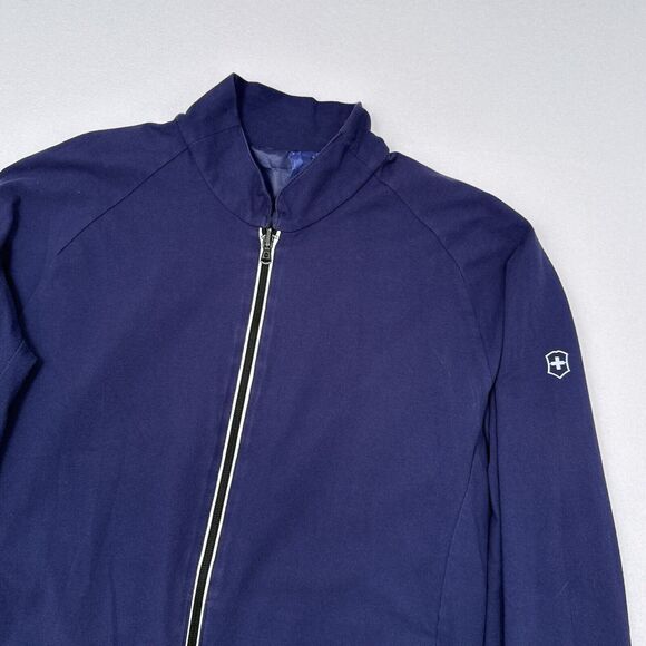 Victorinox Reversible Jacket Mens Size Large Blue Shell Protect Wind Proof‎ - Picture 5 of 12